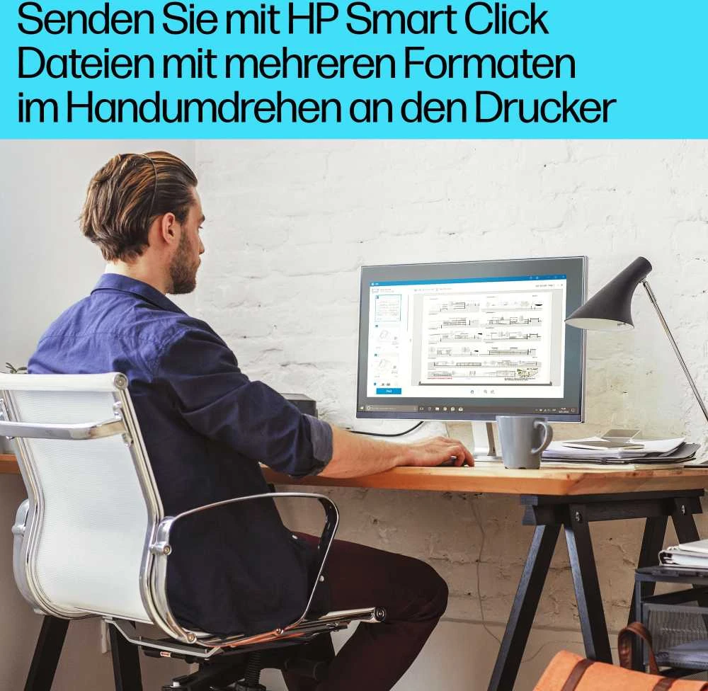Hewlett Packard (HP) HP OfficeJet Pro 9720e HP+ plataus formato „AiO“ daugiafunkcis spausdintuvas Spausdintuvas - A3/A4 spalvotas rašalinis, spausdinimas / kopijavimas / nuskaitymas, automatinis dokumentų tiektuvas, automatinis dvipusis spausdinimas, LAN, Wifi, 22 psl./min., 250–1500 puslapių per mėnesį (pakeičia OfficeJet Pro 7720)
