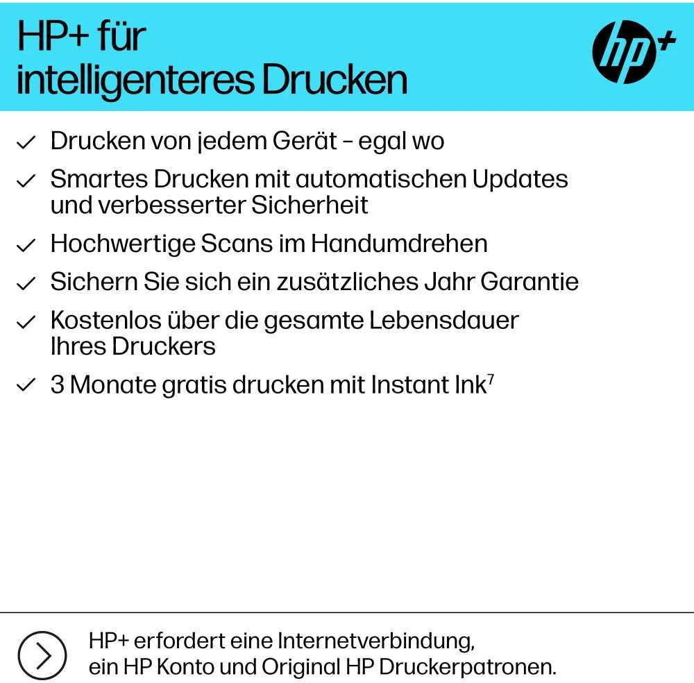 Hewlett Packard (HP) HP OfficeJet Pro 9730e HP+ plataus formato AiO All-in-One Spausdintuvas - A3/A4 spalvotas rašalas, spausdinimas/kopijavimas/nuskaitymas, automatinis dokumentų tiektuvas, automatinis dvipusis, du dėklai, LAN, Wifi, 22 psl. per mėnesį, 250-1500 puslapių (pakeičia OfficeJet Pro 7740)