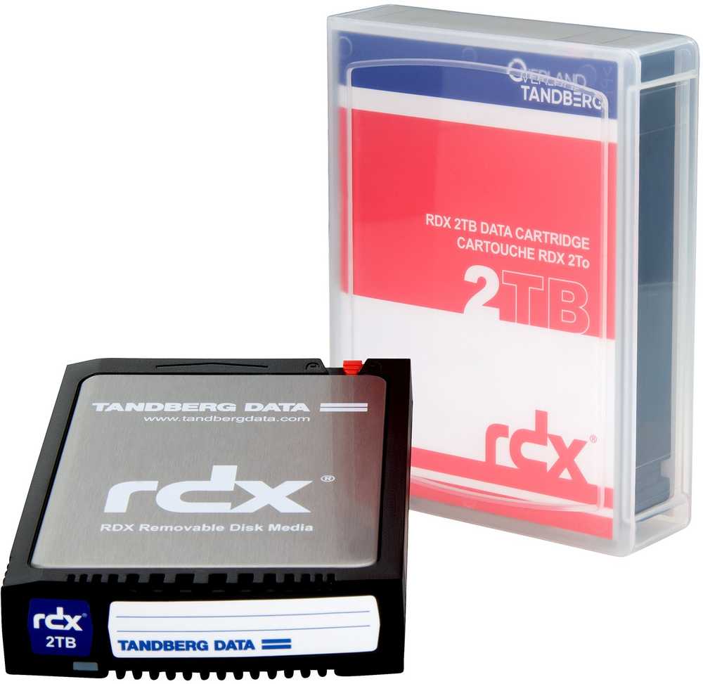 Serveris Overland-Tandberg 8731-RDX Atsarginių kopijų saugojimo laikmena RDX kasetė 2 TB