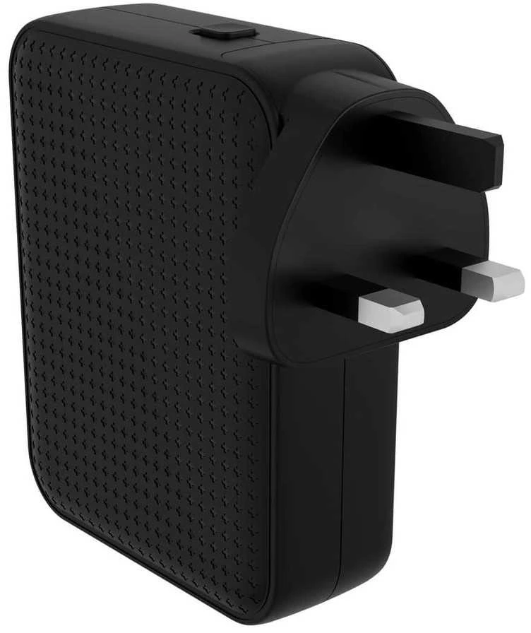 Targus „Hyper HyperJuice“ 145 W USB-C GaN kelioninis įkroviklis su 4 prievadais – „Baltas“