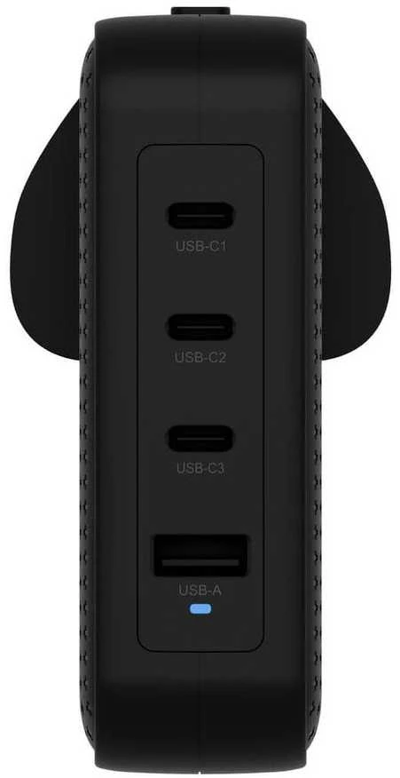 Targus „Hyper HyperJuice“ 145 W USB-C GaN kelioninis įkroviklis su 4 prievadais – „Baltas“