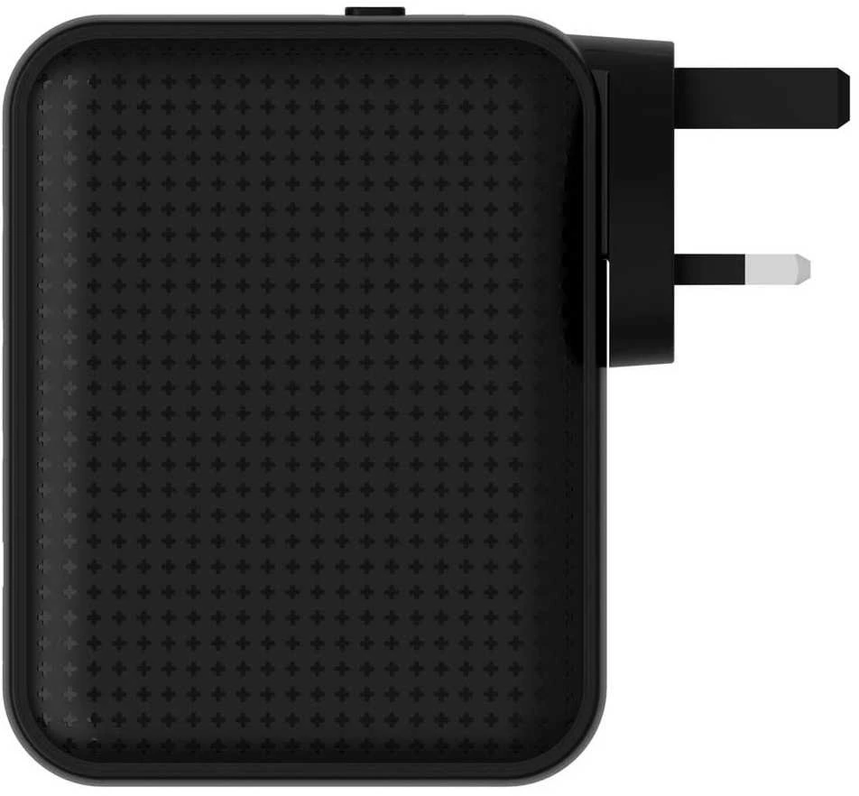 Targus „Hyper HyperJuice“ 145 W USB-C GaN kelioninis įkroviklis su 4 prievadais – „Baltas“