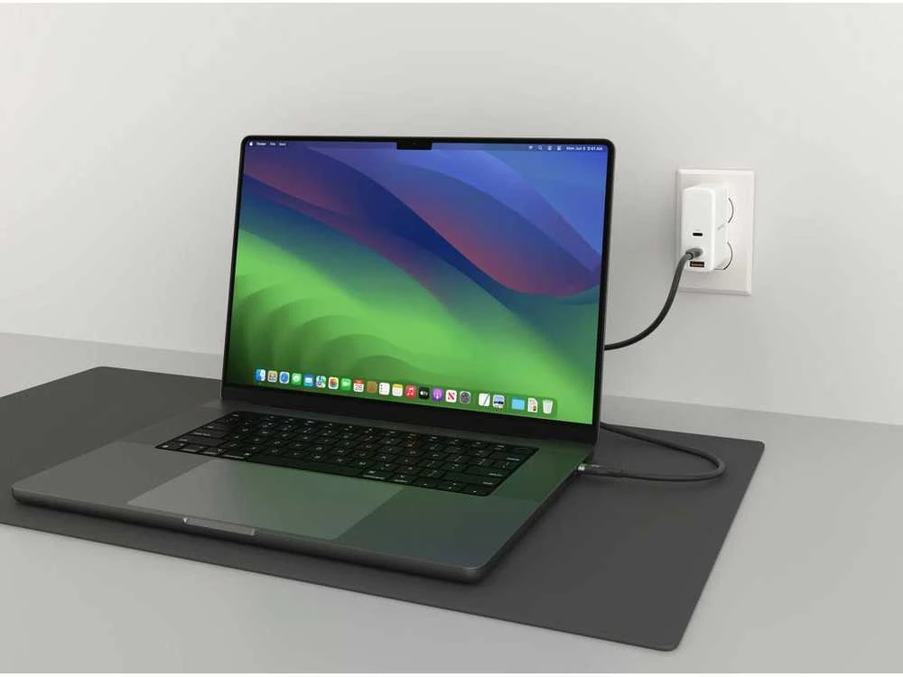 Targus Hyper Hiper | 2M silikoninis 240W USB-C įkrovimo laidas | USB-C į USB-C
