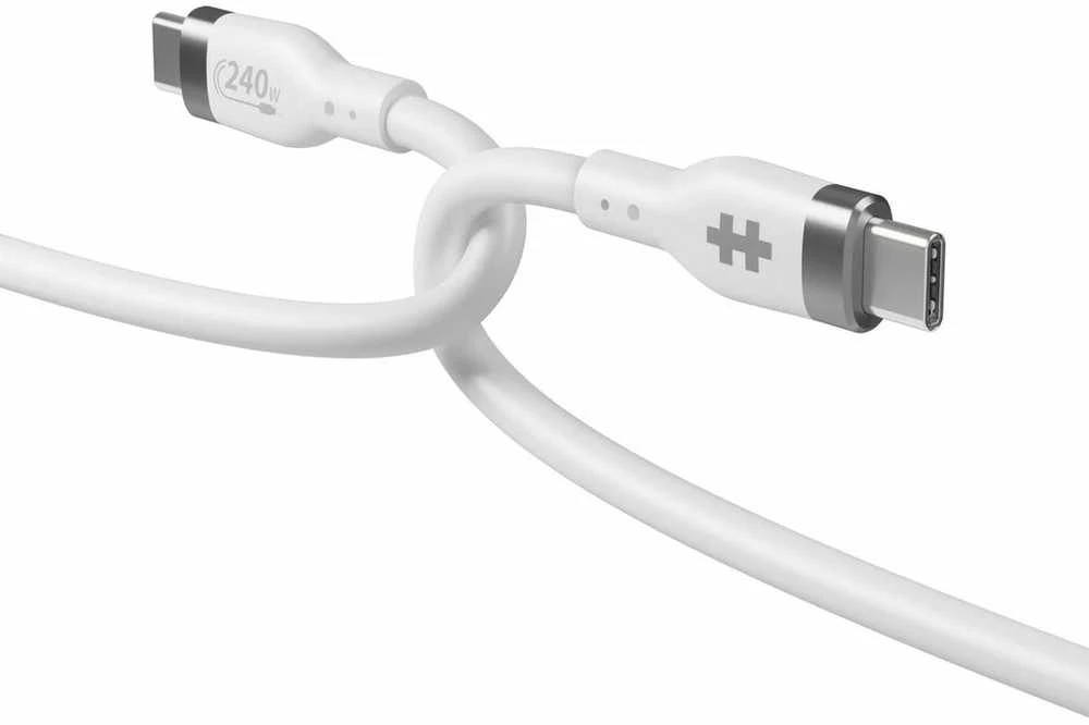Hyper Hiper | 2M silikoninis 240W USB-C įkrovimo laidas | USB-C į USB-C