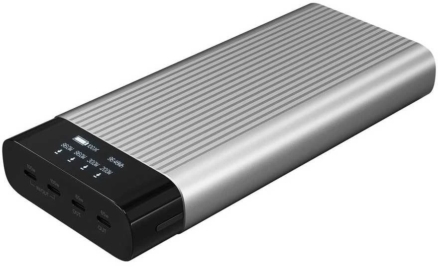 Hiper | HyperJuice 245W USB-C 100Wh baterijos paketas su OLED Ekranas
