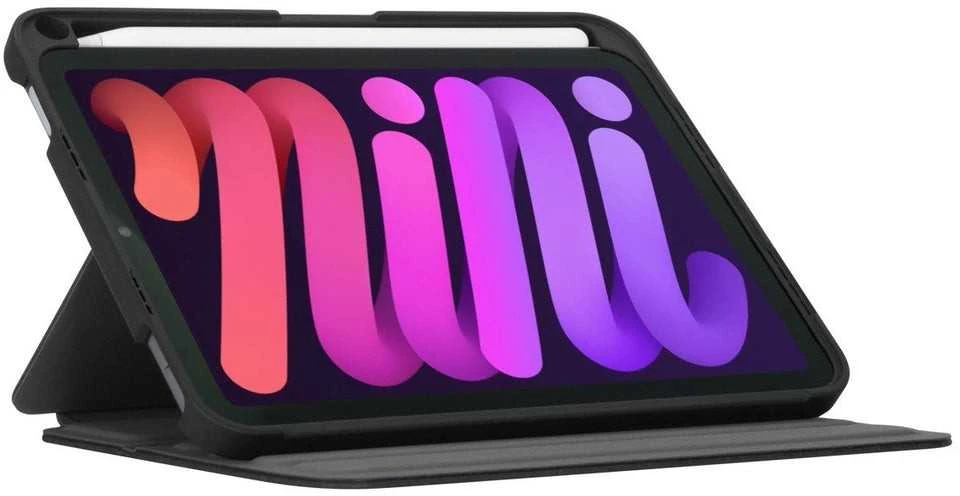 TARGUS CLICKIN DĖKLAS, skirtas IPAD MINI 6 Juodas