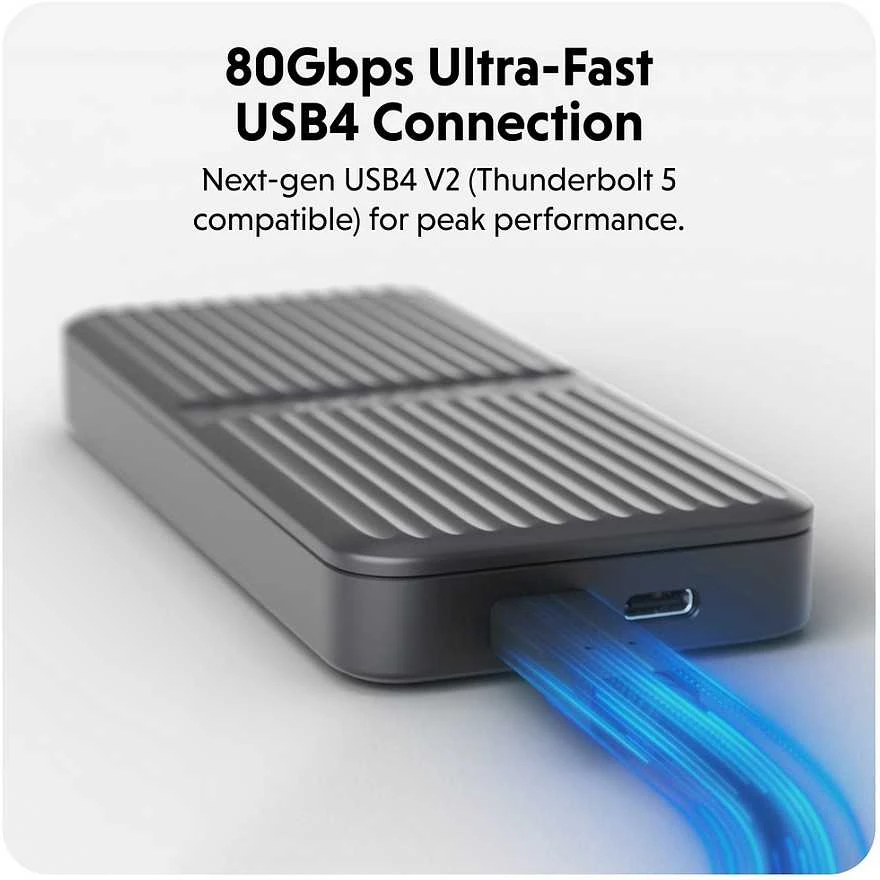 „Hyper HyperDrive Next“ USB4 M.2 PCIe korpusas | HD2500GL