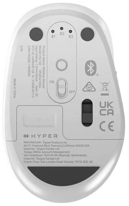 Hyper Next Bluetooth Pelė | Wireless | Baltas