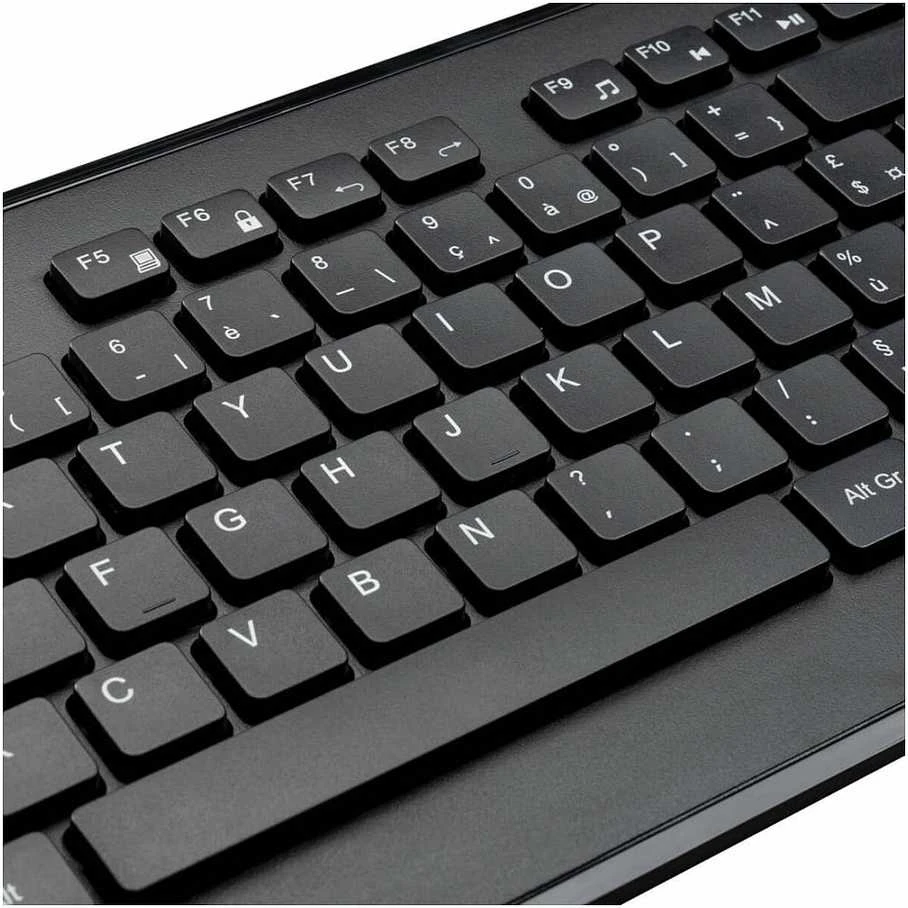 Klaviatūra ir pelė HP Targus Rinkinys Klaviatūra ir pelė kombinacja full size belaidis 2.4 GHz AZERTY francuski juoda