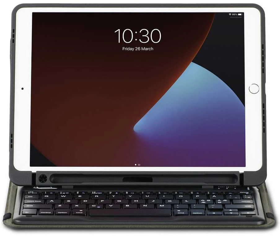 „Targus® Pro-Tek Education Bluetooth“ klaviatūros dėklas, skirtas 10,2 colio „iPad“ (7, 8 ir 9 kartos)