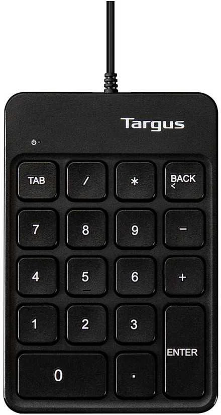 Targus | Numeric EcoSmart | Skaičių klaviatūra | su laidu | Juodas