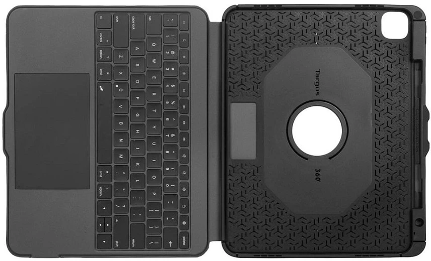 Targus TARGUS Versavu - Klaviatūra i folio su gładzikiem - belaidis - Bluetooth 5.0 - QWERTY - GB - juoda