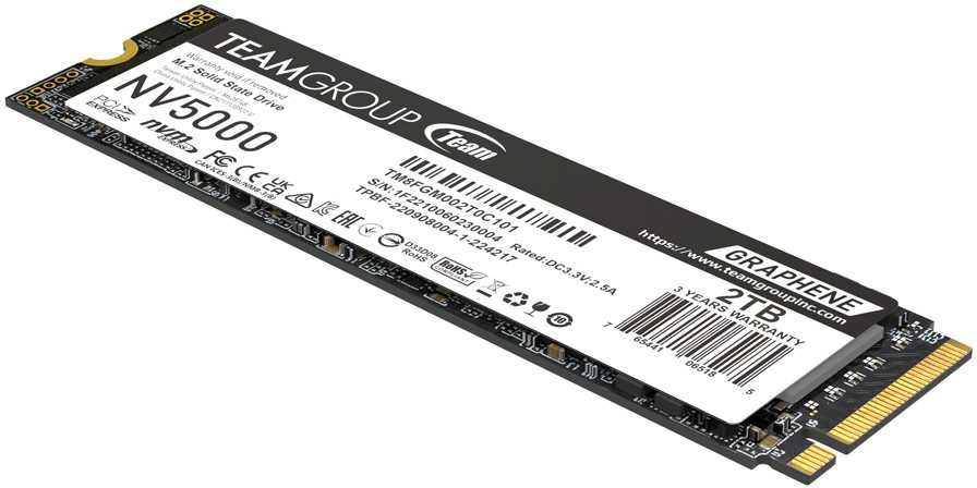 Team Group M.2 Teamgroup 2TB NV5000 TM8FGM002T0C101 PCIe M.2 PCIe 4.0 x4
