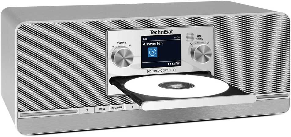 Technisat DigatRadio 372 CD IR sidabras