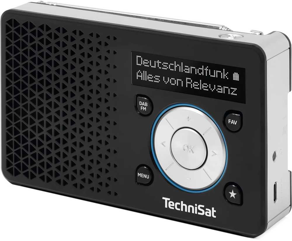 Radio TechniSat Technisat DigitRadio 1 ASA juoda/sidabrinė