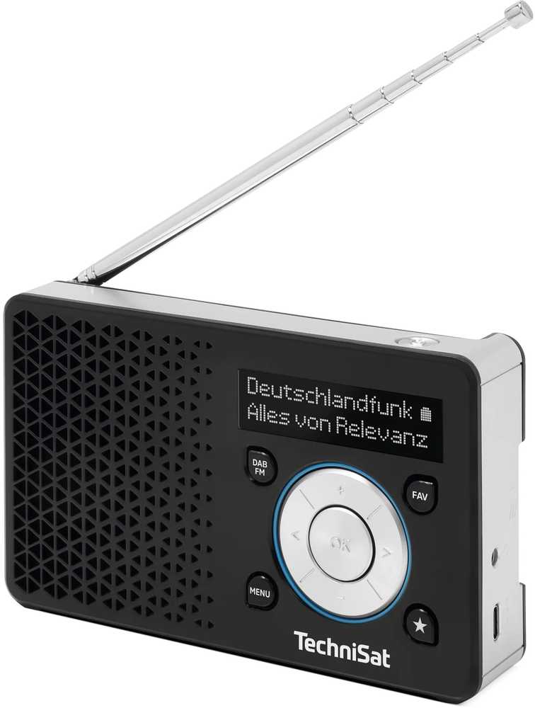Radio TechniSat Technisat DigitRadio 1 ASA juoda/sidabrinė