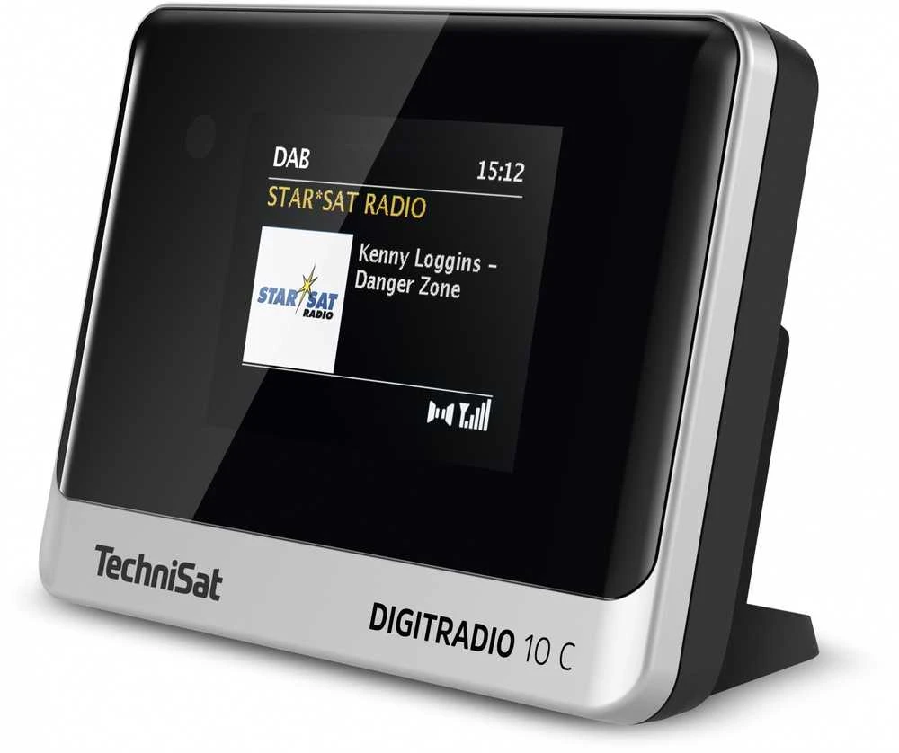 Sourcing TechniSat Digitradio 10C DAB+ Radio juodas/sidabrinis
