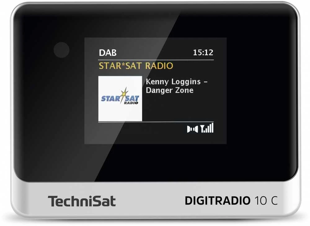 Sourcing TechniSat Digitradio 10C DAB+ Radio juodas/sidabrinis