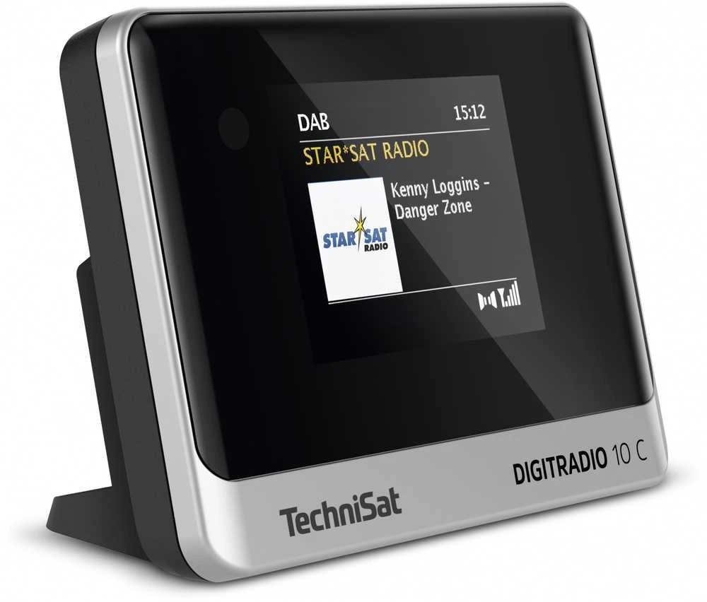 Sourcing TechniSat Digitradio 10C DAB+ Radio juodas/sidabrinis