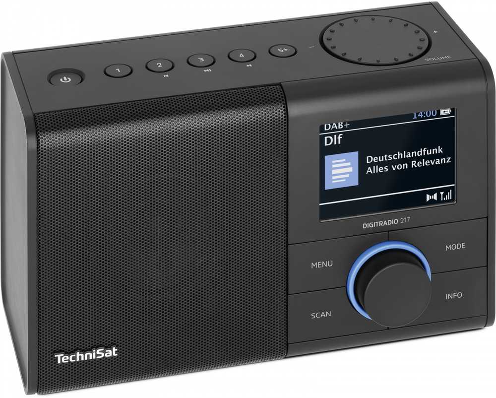 TechniSat nešiojamasis skaitmeninis DAB+ ir FM radijas su Bluetooth ir 3,2 col. ekranu, 0000/3998