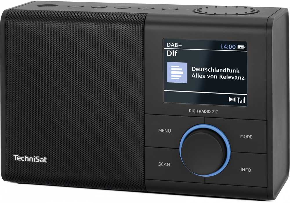 TechniSat nešiojamasis skaitmeninis DAB+ ir FM radijas su Bluetooth ir 3,2 col. ekranu, 0000/3998