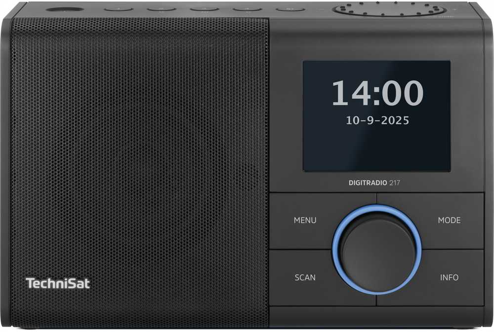 TechniSat nešiojamasis skaitmeninis DAB+ ir FM radijas su Bluetooth ir 3,2 col. ekranu, 0000/3998