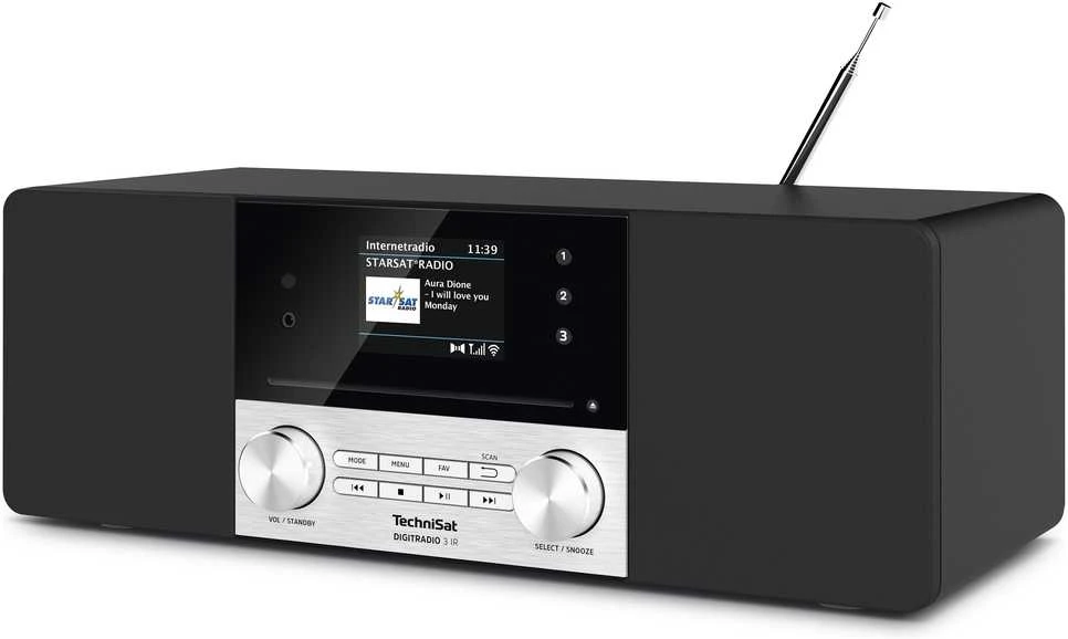 Technisat DigitRadio 3 IR juodas sidabrinis