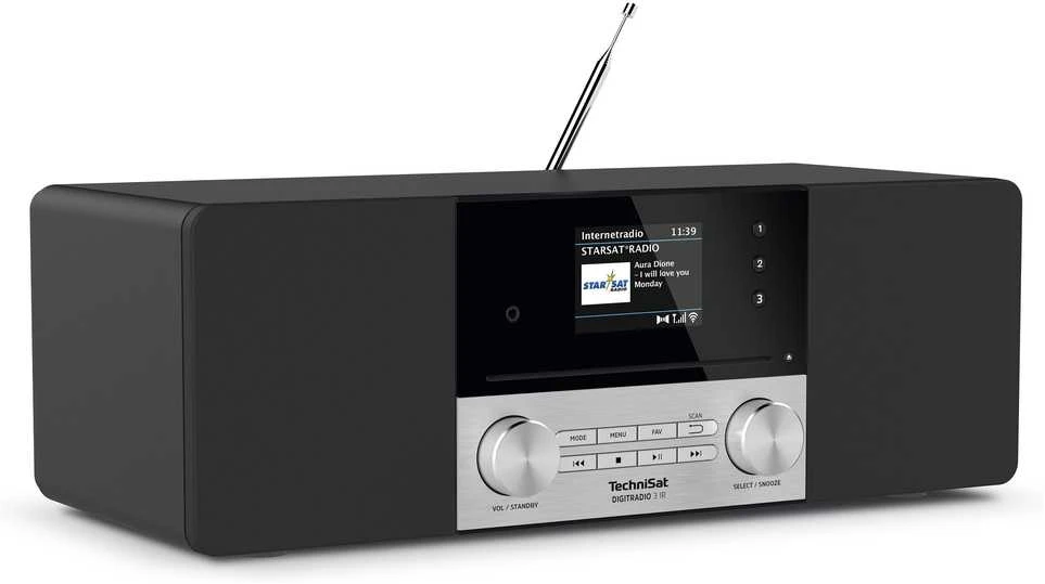 Technisat DigitRadio 3 IR juodas sidabrinis