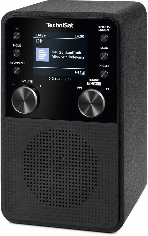 Radio TechniSat Technisat DigitRadio 317 juoda