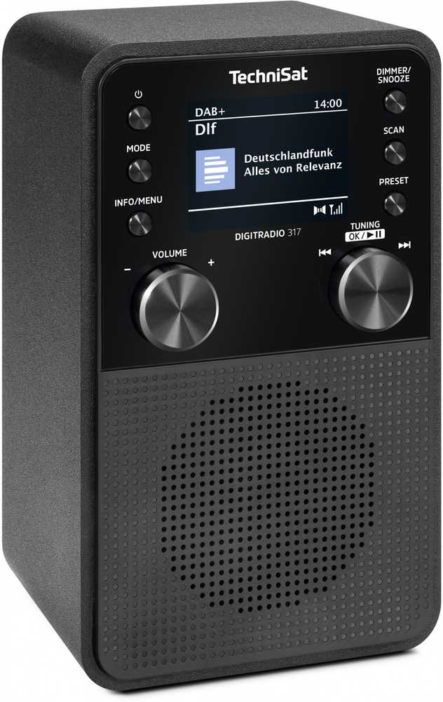 Radio TechniSat Technisat DigitRadio 317 juoda