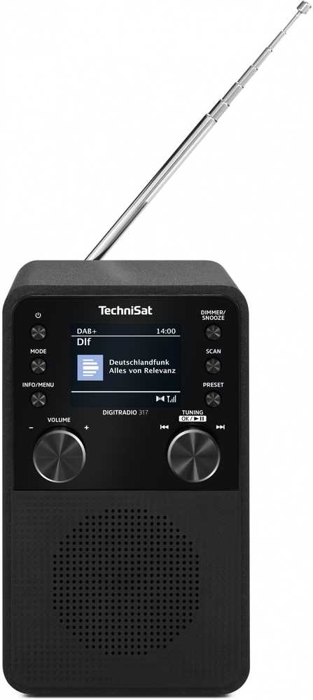 Radio TechniSat Technisat DigitRadio 317 juoda