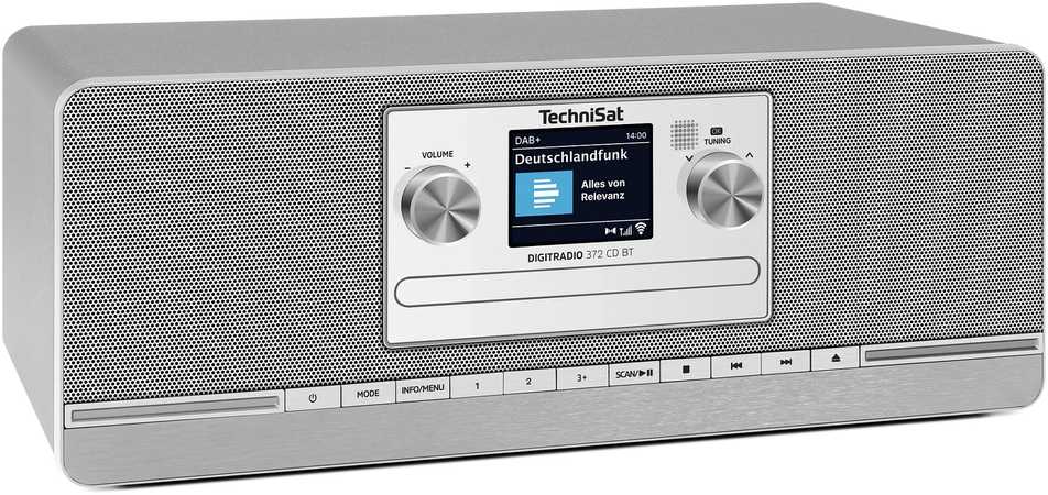 TechniSat „Technsat DigitRadio 372 CD BT“ sidabrinis
