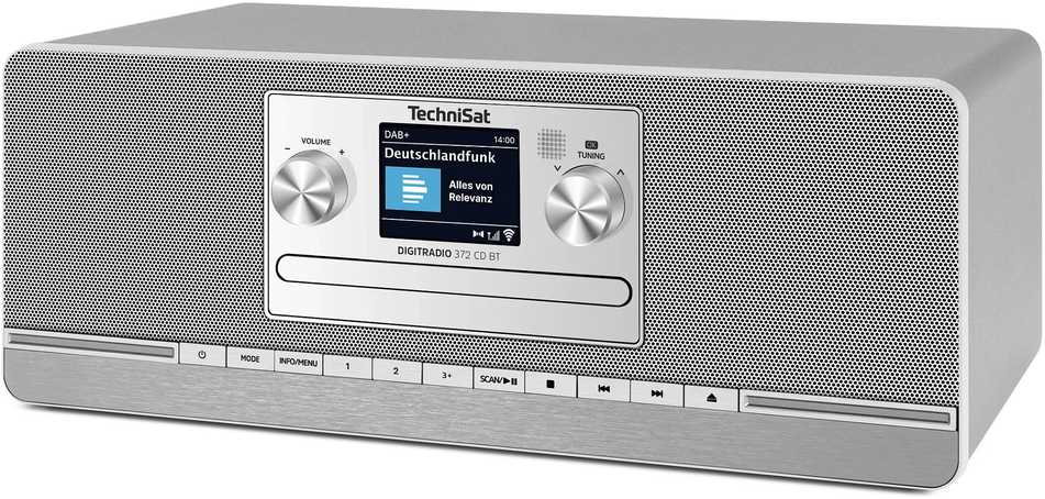 TechniSat „Technsat DigitRadio 372 CD BT“ sidabrinis