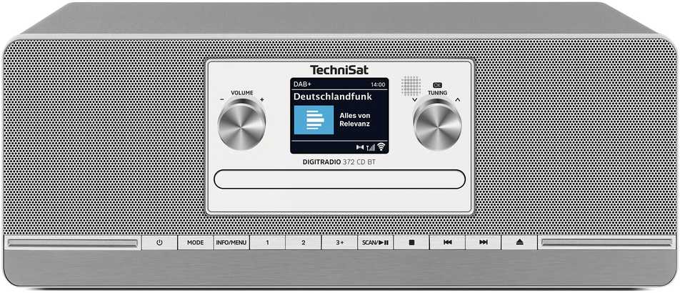 TechniSat „Technsat DigitRadio 372 CD BT“ sidabrinis