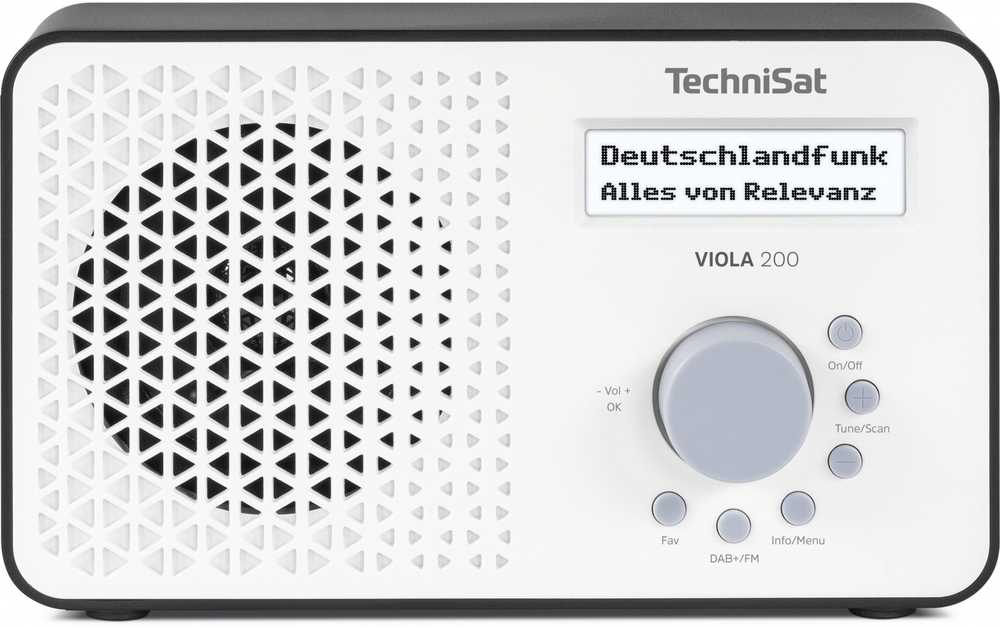 Radio TechniSat Technisat VIOLA 200 balta/juoda