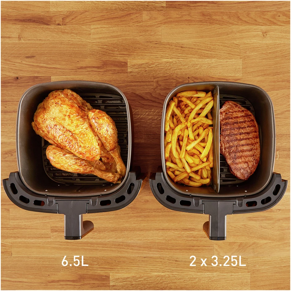 Tefal Easy Fry & Grilis EY8018 6,5 L Autonominės 1830 W Karšto oro gruzdintuvė Juoda