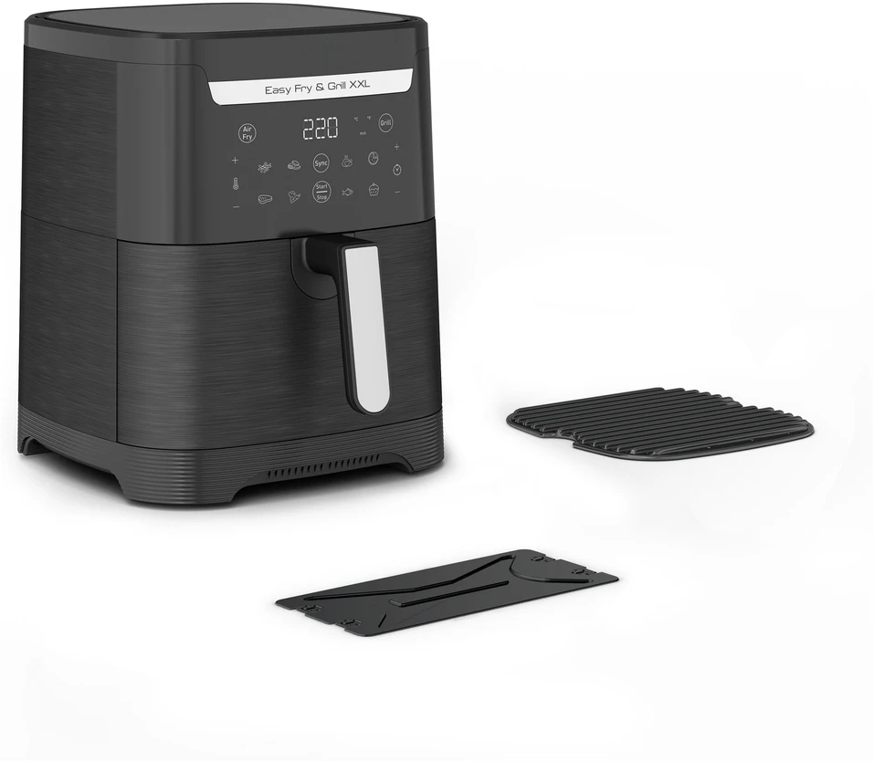 Tefal Easy Fry & Grilis EY8018 6,5 L Autonominės 1830 W Karšto oro gruzdintuvė Juoda