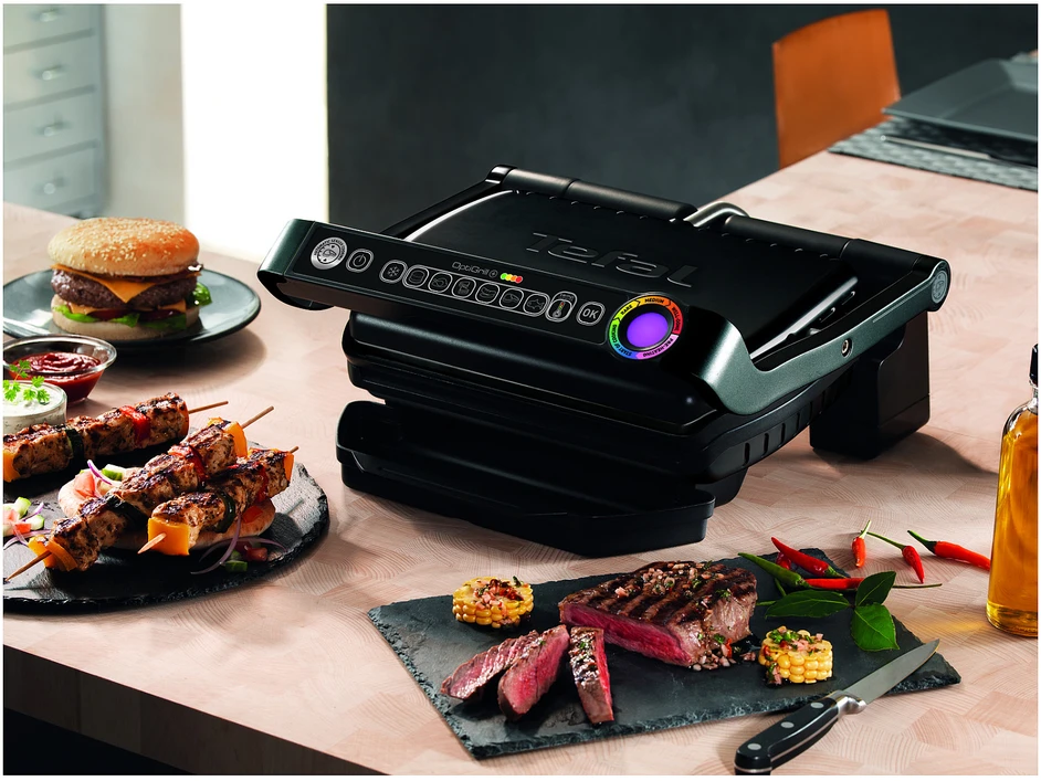 Elektrinis grilius Tefal GC712834, Juodos spalvos