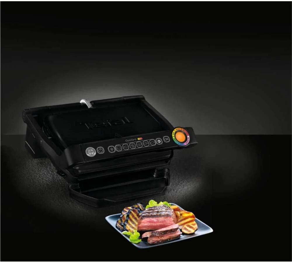 TEFAL | OptiGrill GC7058 | Contact | 2000 W | Juodas
