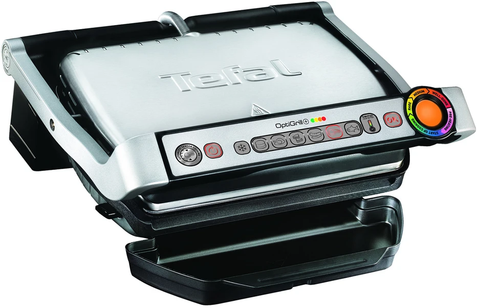 Elektrinė kepsninė Tefal OptiGrill+ + Vaflių plokščių rinkinys GC716D12