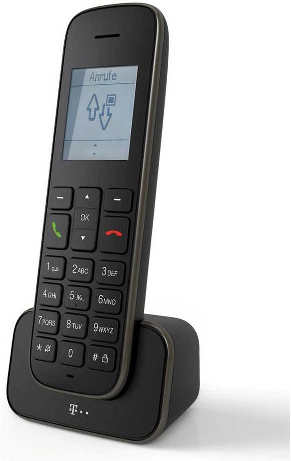 Telefonas stacionarus Telekom Sinus 207 Pack juoda