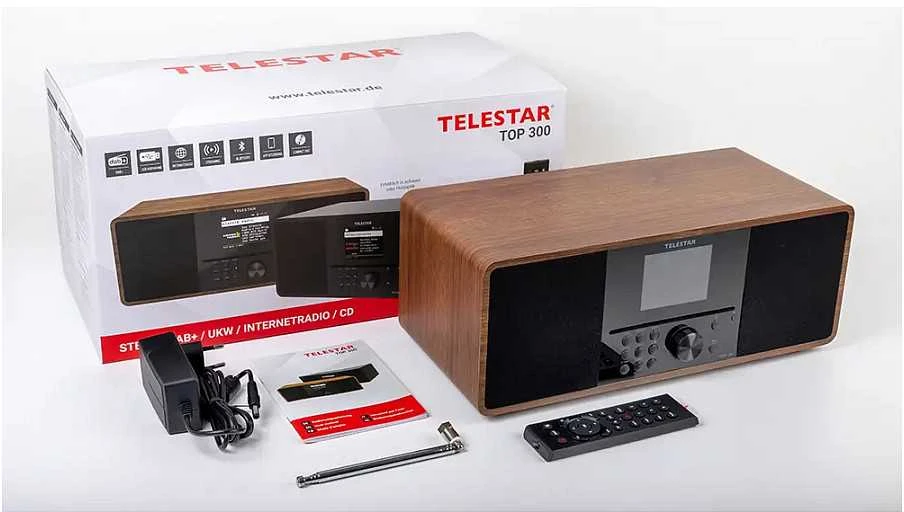 TELESTAR TOP 300 mediniai daugiafunkciniai stacionarūs radijo imtuvai