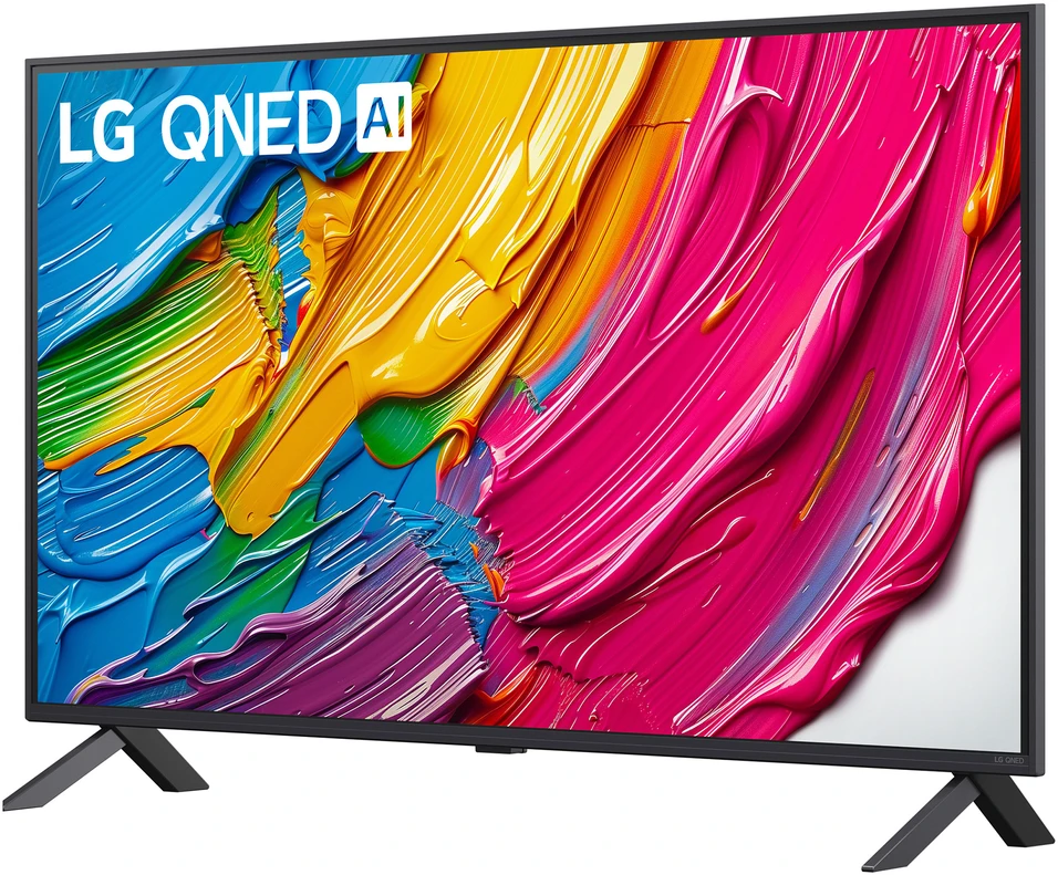 Televizorius LG QNED AI 43QNED80A6A 109,2 cm (43") 4K Ultra HD Smart TV Wi-Fi Juodas