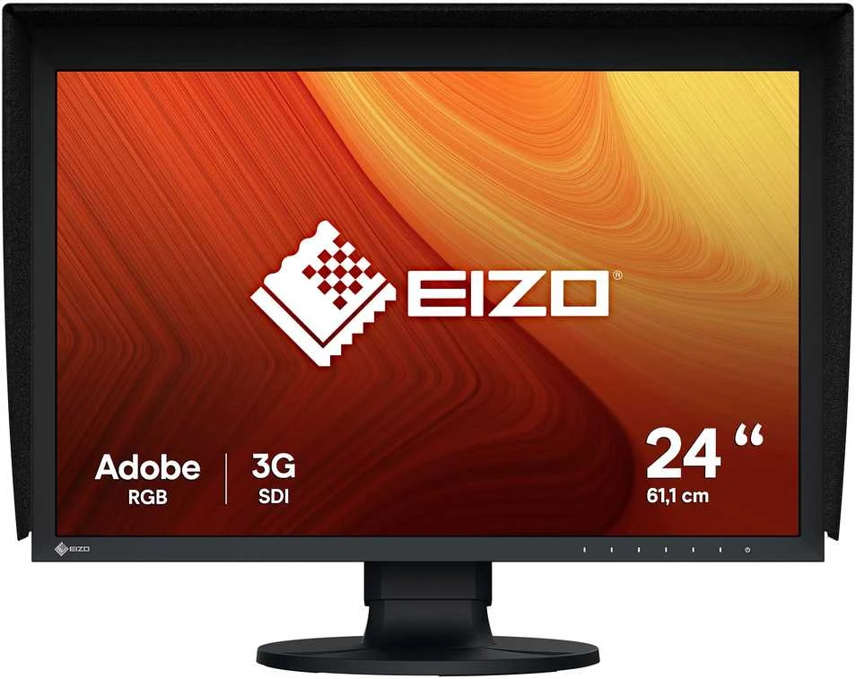 Monitorius EIZO ColorEdge CG2400SV - 24.1". 1920 x 1200. WUXGA. AdobeRGB 99%. įmontuotas kalibrator. złącze BNC