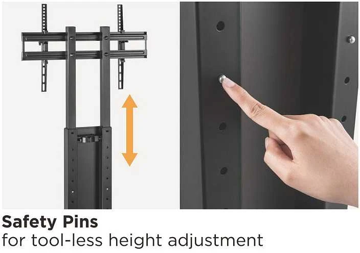 Equip Grindų laikiklis televizoriui 37"-75" / 1TFT 40kg universalus / plonas