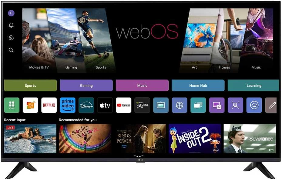 43 colių LG 43UA73003LA 4K išmanusis Televizorius 2025