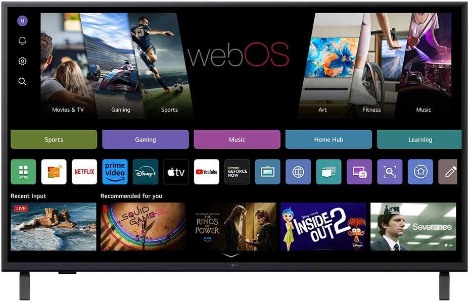 Televizorius LG 43UA74003LB 43 colių LED 4K „WebOS“ 60 Hz „Dolby Vision 2025“