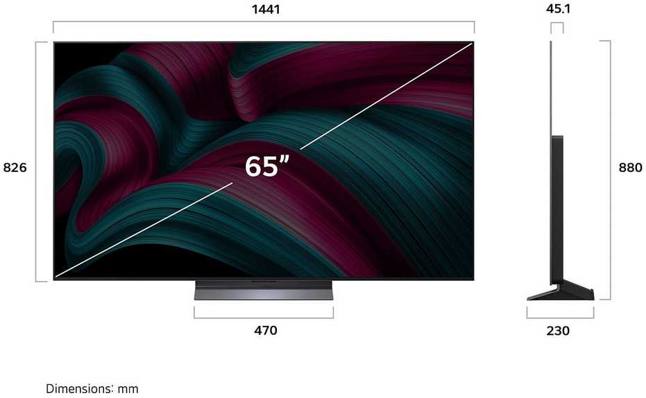 Televizorius LG OLED65C58LA.AEU