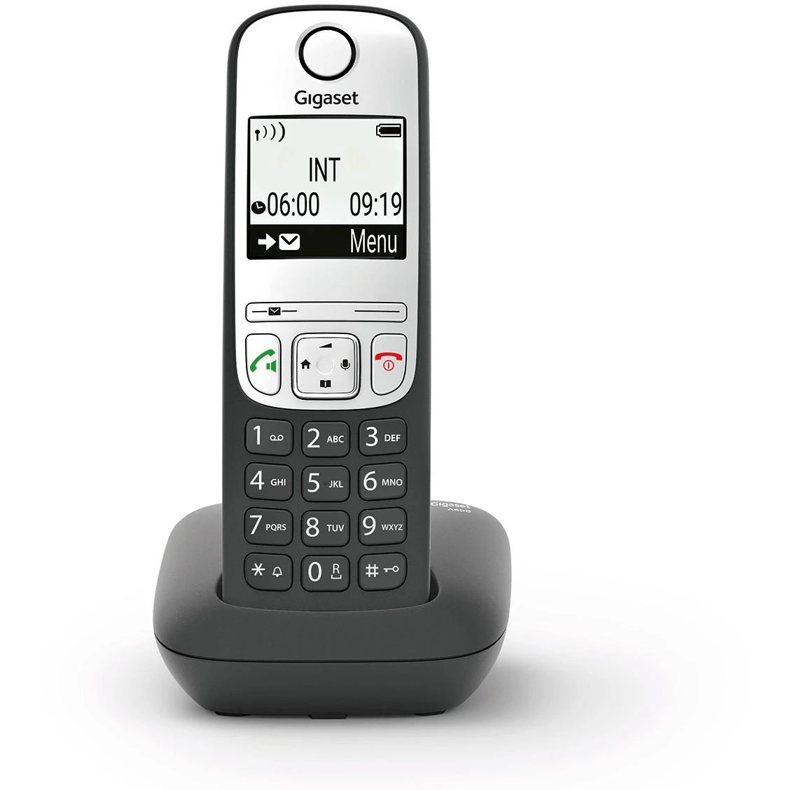 GIS Gigaset A690 Analoginis telefonas Skambintojo ID Juoda