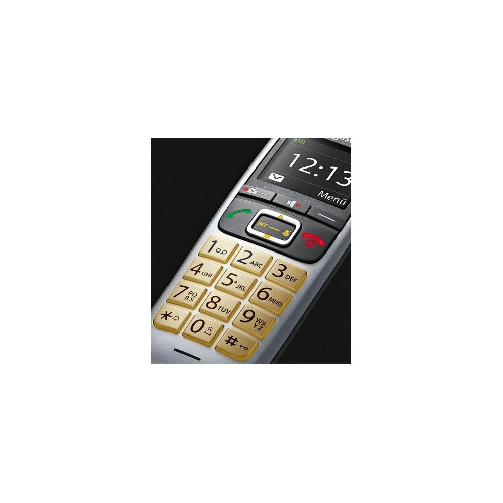 GIS Gigaset E560HX Analoginio ryšio / DECT telefonas Skambintojo ID Pilka, Sidabras